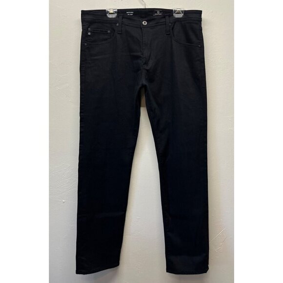 Adriano Goldschmied Mens Jeans Matchbox Slim Straight Denim Black 36x32 - Picture 1 of 8